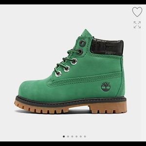 Toddler timberlands x Boston Celtics